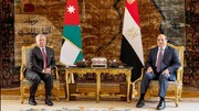 گفت وگوی رئیس جمهور مصر و شاه اردن درباره تحولات غزه