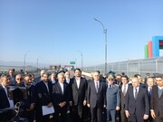 تدشین محطة وجسر حدودي جدید بين ايران وآذربيجان