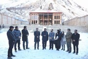 بازدید سرزده وزیر میراث فرهنگی از کاخ تاریخی ناصری کرج