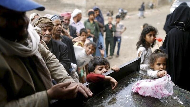 اقدام غیرانسانی آمریکا علیه ملت یمن/ قطع کمک‌های برنامه جهانی غذا