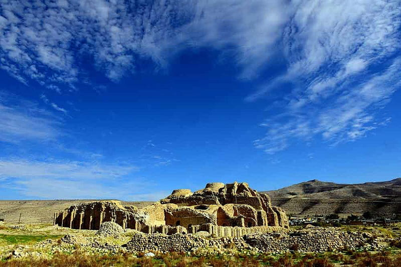 قلعه دختر فیروزآباد فارس، کهنترین بنای گنبد دار دنیا