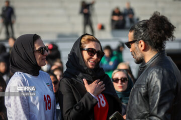 Funérailles de footballeuse iranienne « Melika Mohammadi » au Stade Azadi de Téhéran