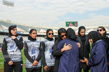 Funeral por la futbolista iraní “Melika Mohamadi”