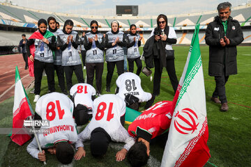 Funeral por la futbolista iraní “Melika Mohamadi”