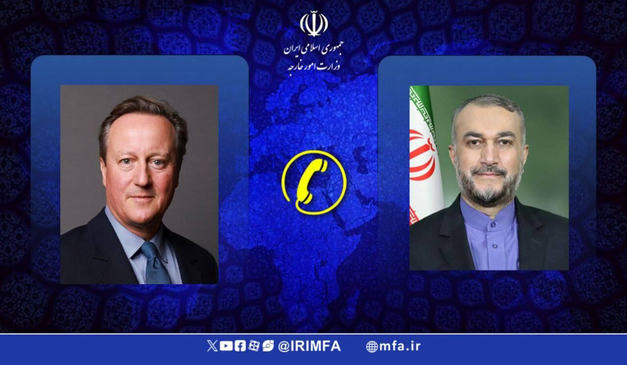 Amirabdollahian et le ministre britannique des Affaires étrangères s’entretiennent au téléphone