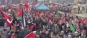 İstanbul'da Şehitlere Rahmet İsrail'e Lanet Mitingi