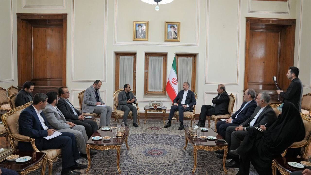 Iran FM thanks Yemen's Ansarallah for supporting Palestine