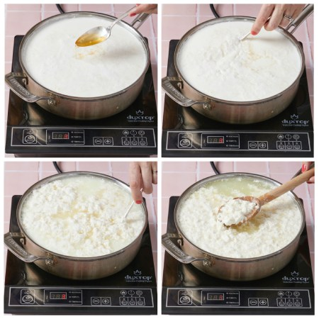 روش درست کردن پنیر خامهای خانگی