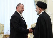 دیدار شهید صالح العاروری با رئیس جمهور در ۳۰ خرداد ۱۴۰۲