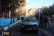 En image le double attentat terroriste ce mercredi 3 janvier à Kerman