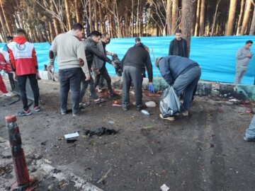 Double attentat terroriste sur la route menant à la cimetière des martyrs de Kerman : 84 morts et plus de 284 blessés