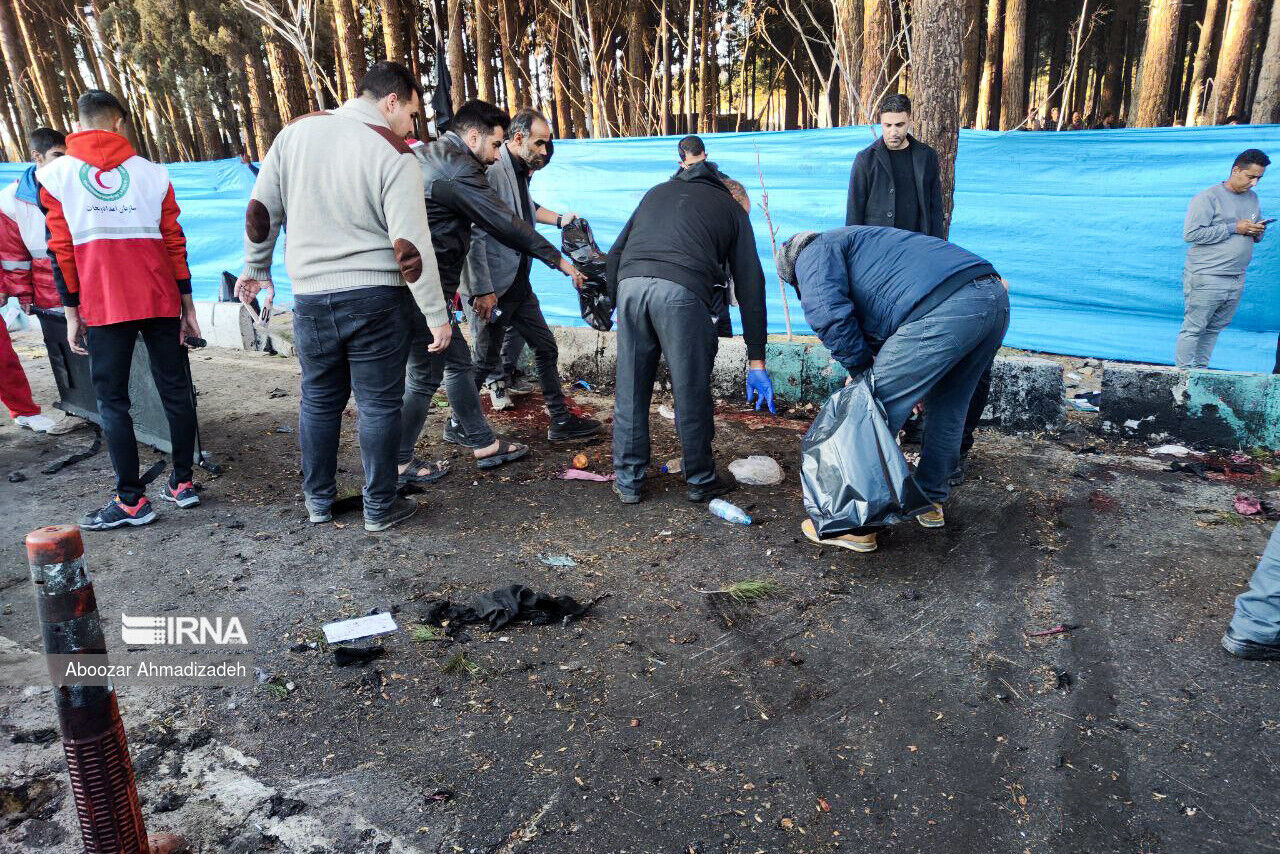 Une source bien informée affirme que l'attentat suicide a provoqué la première explosion de Kerman