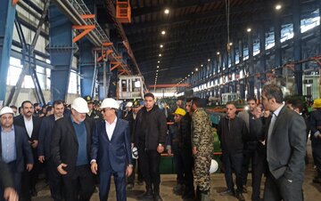 بزرگترین کارخانه تولید لوله‌های فولادی بدون درز ایران در ابهر افتتاح شد