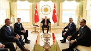دیدار بلینکن با اردوغان و فیدان در استانبول