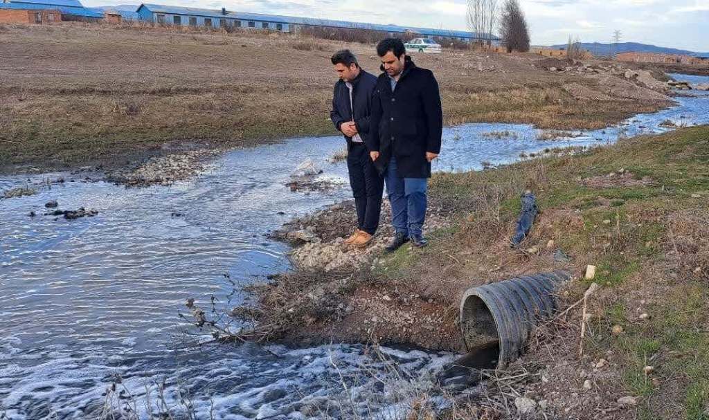 ورود دادستان نمین به ماجرای آلودگی رودخانه قره‌سو