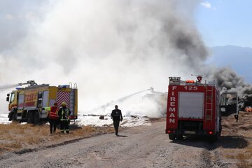 مانور طرح اضطراری در فرودگاه بیرجند برگزار شد