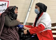 کاروان سلامت جمعیت هلال احمر قزوین به روستای کوچار رسید