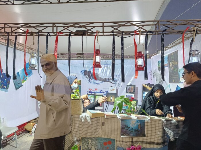 افتتاح غرفه‌های دومین کنگره ۱۷۵ شهید غواص با عنوان «معبر عشق»