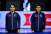قضاوت داوران دوقلوی نجف‌آبادی در مسابقات هندبال مردان آسیا 