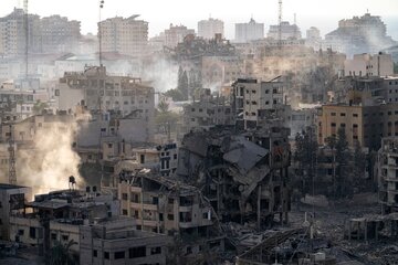 اذعان صهیونیست‌ها به جنایت در غزه؛ ارتش رژیم صهیونیستی: ۳۰ هزار هدف را بمباران کردیم