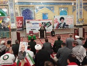فیلم | بزرگداشت شهدای حادثه تروریستی کرمان در زاهدان برگزار شد