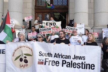 Manifestation des juifs anti-israéliens en Afrique du Sud