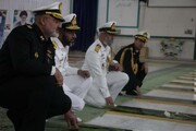 ادای احترام فرماندهان نیروی دریایی ارتش ایران و پاکستان به مقام والای شهدا