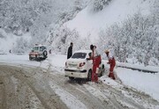 هلال احمر اردبیل به ۲ هزار و ۵۸۰ نفر گرفتار برف و کولاک امدادرسانی کرد