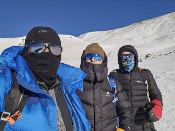 چهار کوهنورد نمینی قله آراگاتس ارمنستان را فتح کردند