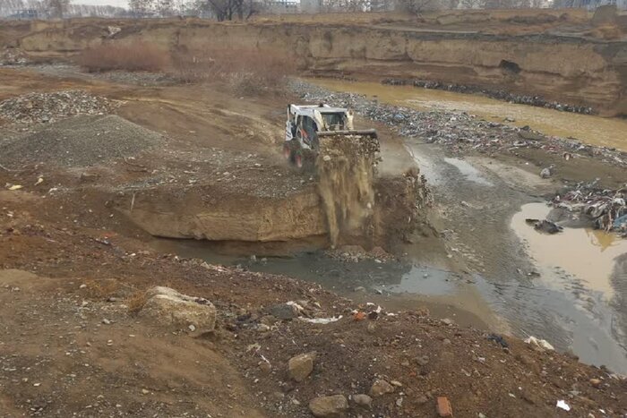 رفع تصرف بیش از ۲ هزار مترمربع از بستر و حریم رودخانه کن در اسلامشهر