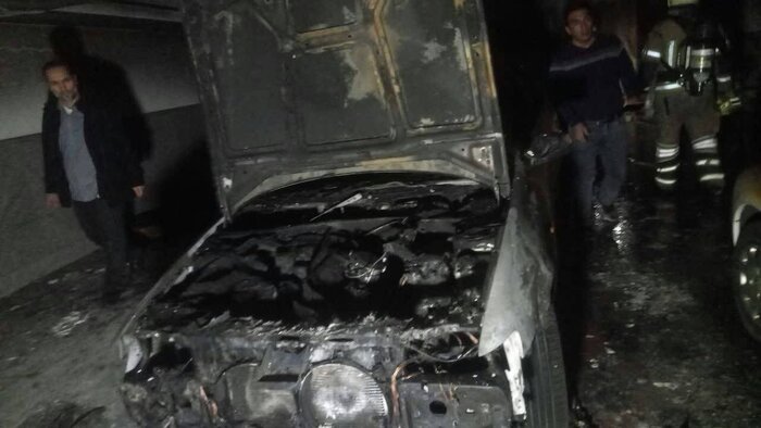 آتش سوزی در مجتمع مسکونی تهرانسر/۱۲ نفر نجات یافتند