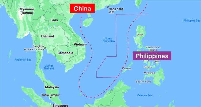 چین: فیلیپین با آتش بازی نکند