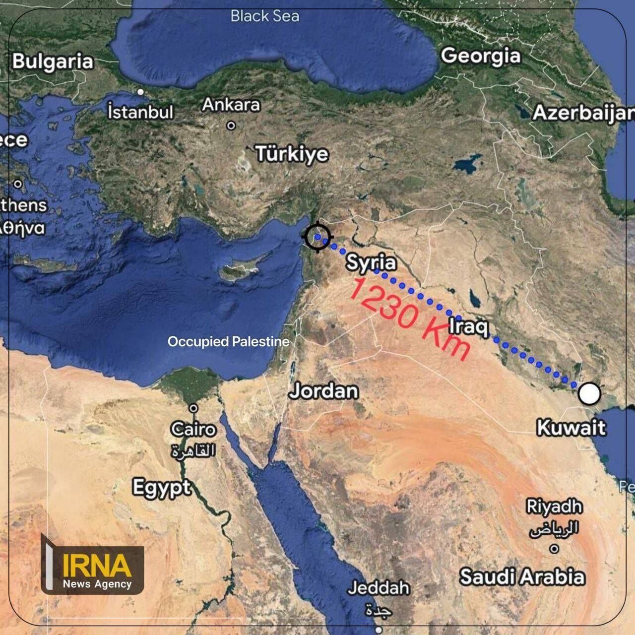伊朗射程最远的导弹行动；从 1200 公里之外的距离瞄准恐怖分子中心