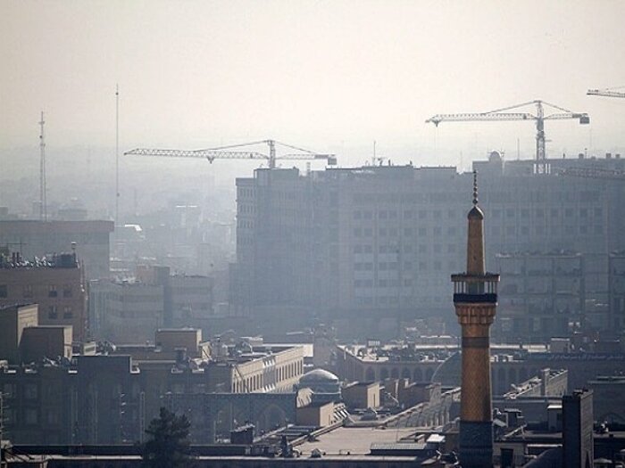 هوای کلانشهر مشهد آلوده شد