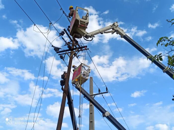 شبکه برق شمال شرق شهرستان اهواز توسعه یافت