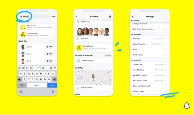 «اسنپچت» ابزارهای جدید کنترلی برای والدین ارائه کرد