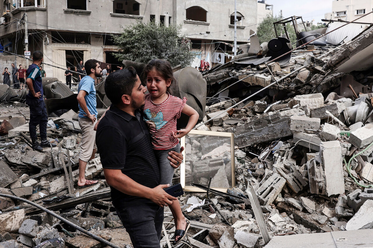 شهادت چند فلسطینی در حملات اسرائیل به غزه/ قطعی اینترنت برای هفتمین روز متوالی + فیلم
