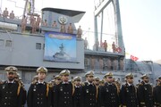ناوگروه رزمی آموزشی نیروی دریایی ارتش به آب‌های بین‌المللی اعزام شد