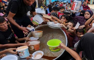 هشدار هلال احمر فلسطین: ۸۰۰ هزار فلسطینی در غزه به مواد غذایی دسترسی ندارند