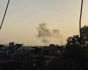 شنیده شدن صدای انفجاری شدید در آسمان شهر دمشق