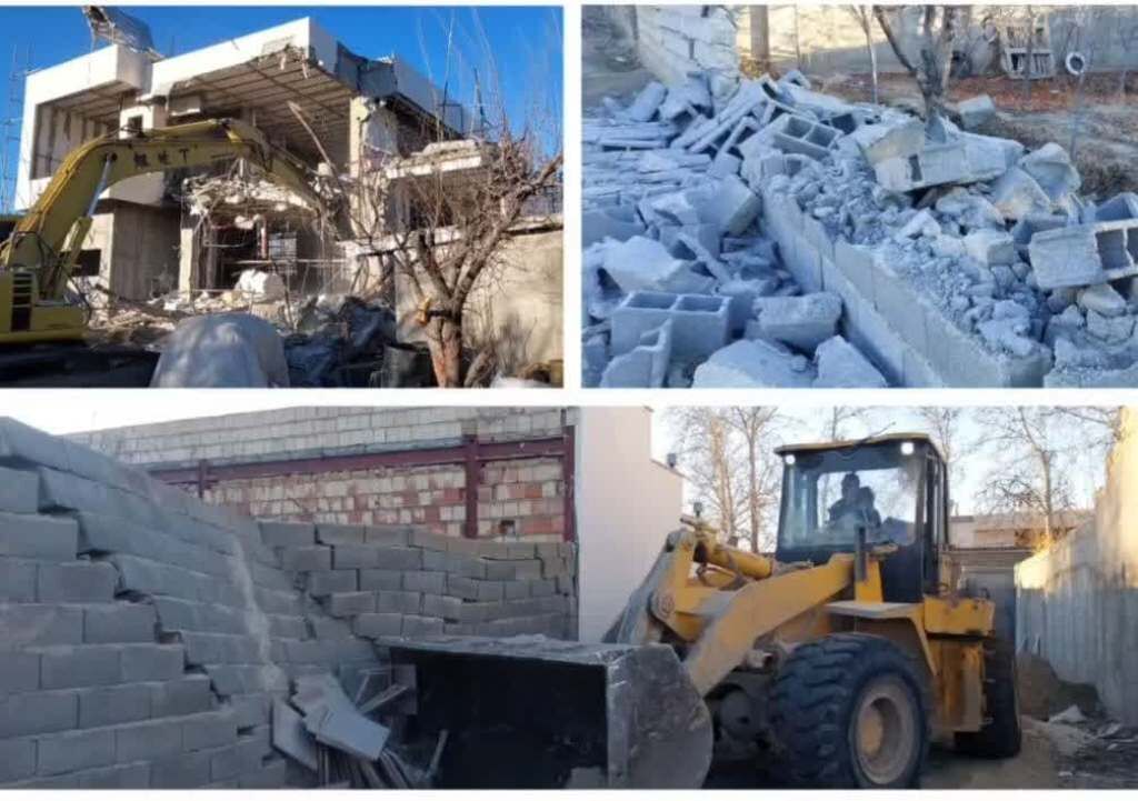 تخریب ۱۲۴ ساخت وساز غیرمجاز در اراضی کشاورزی البرز