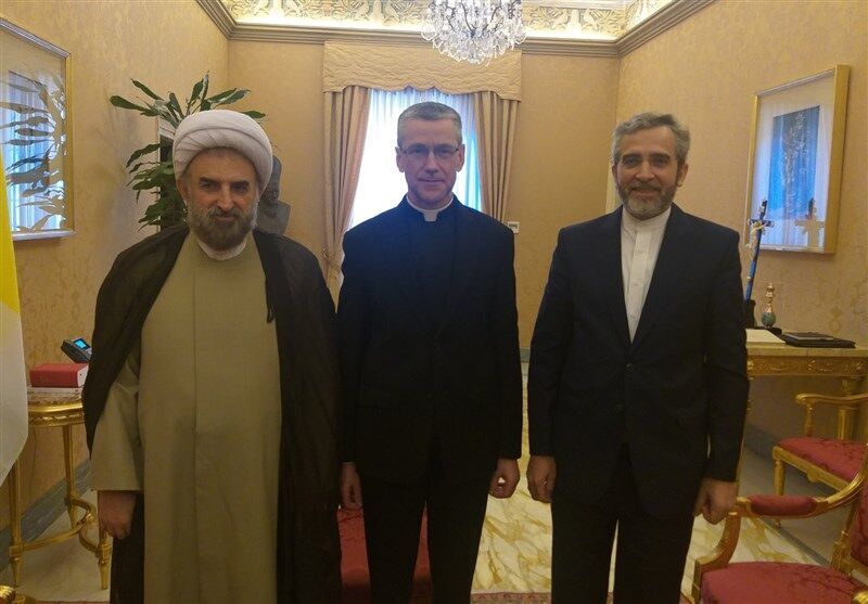 Iran’s Bagheri holds talks with Vatican under-secretary