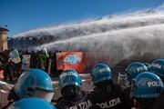 تظاهرات مخالفان حضور شرکت‌های اسرائیلی در ایتالیا به خشونت کشیده شد