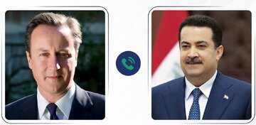 گفت‌وگوی نخست‌وزیر عراق و وزیر خارجه انگلیس درباره غزه و ائتلاف آمریکایی