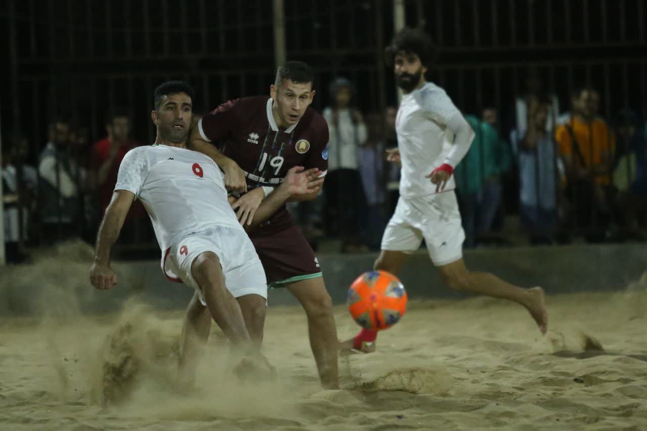 تیم ملی فوتبال ساحلی ایران در دیدار تدارکاتی بلاروس را شکست داد 