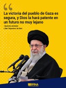 Ayatolá Jameneí: La victoria del pueblo de Gaza es segura