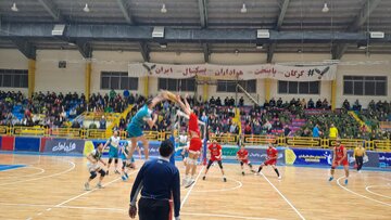 هفته هفدهم لیگ برتر والیبال؛ زور پاس گرگان به گیتی‌پسند اصفهان نرسید + فیلم