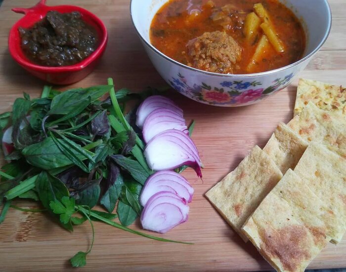 روش تهیه قاتق گوشت، غذایی لذیذ از کرمان