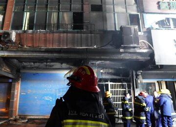شمار کشته‌شدگان حادثه آتش‌سوزی چین به ۳۹ نفر افزایش یافت