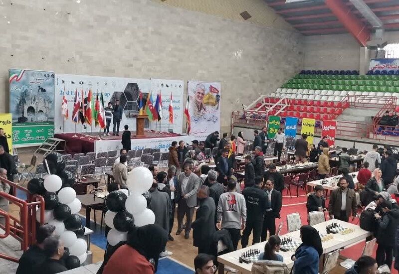 دومین دوره مسابقات بین المللی شطرنج "جام طاقبستان" در کرمانشاه آغاز ‌شد